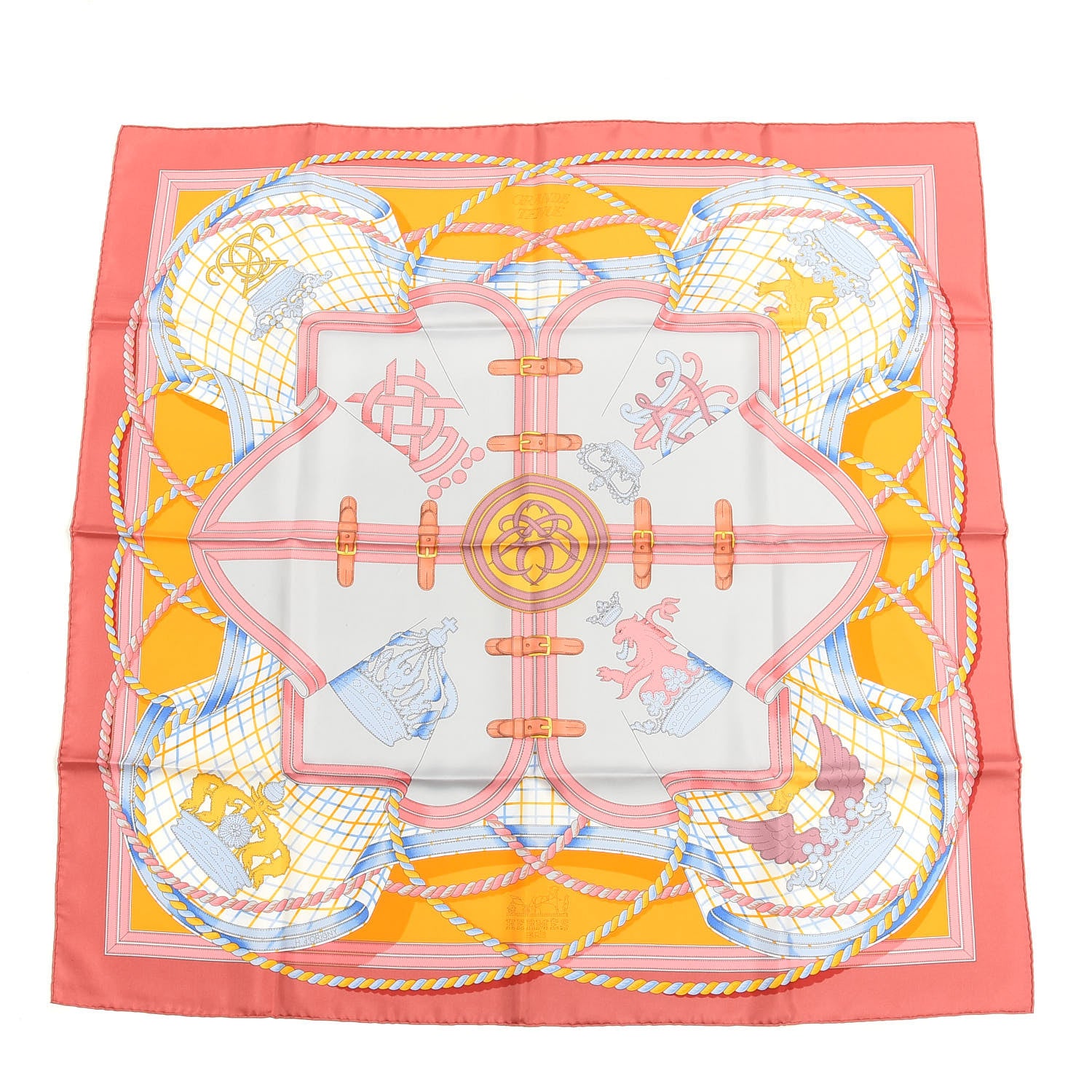 Hermes Silk Grande Tenue Scarf 90 1 of 4