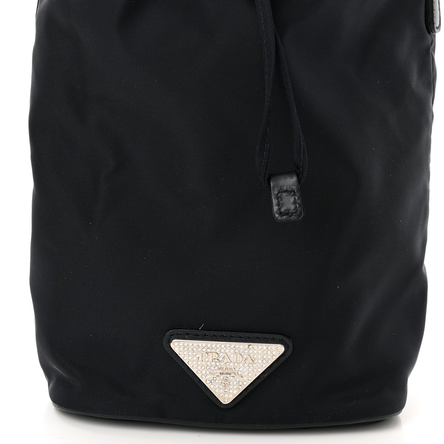 Tessuto Nylon Night Bucket Bag Bleu