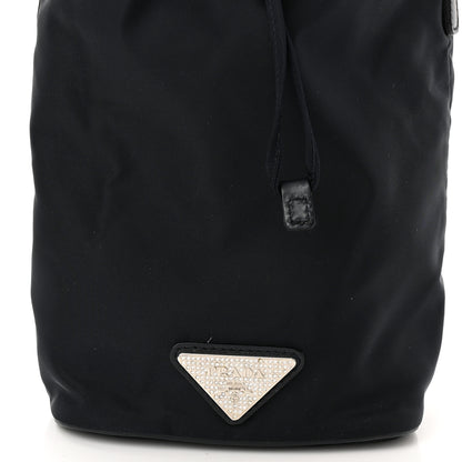 Prada Tessuto Nylon Night Bucket Bag Bleu 8 of 10