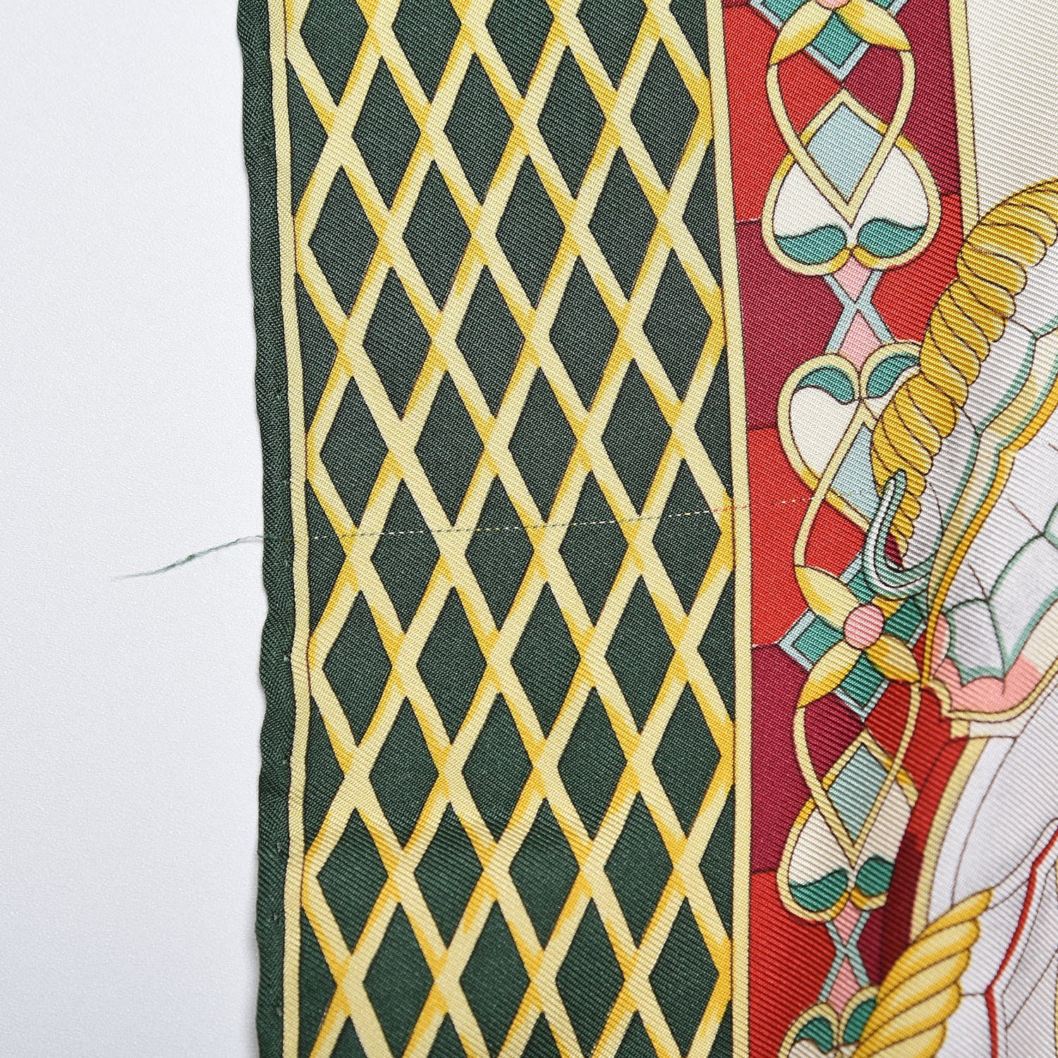 Gucci Silk Porcelain Motif Scarf Multicolor 5 of 8