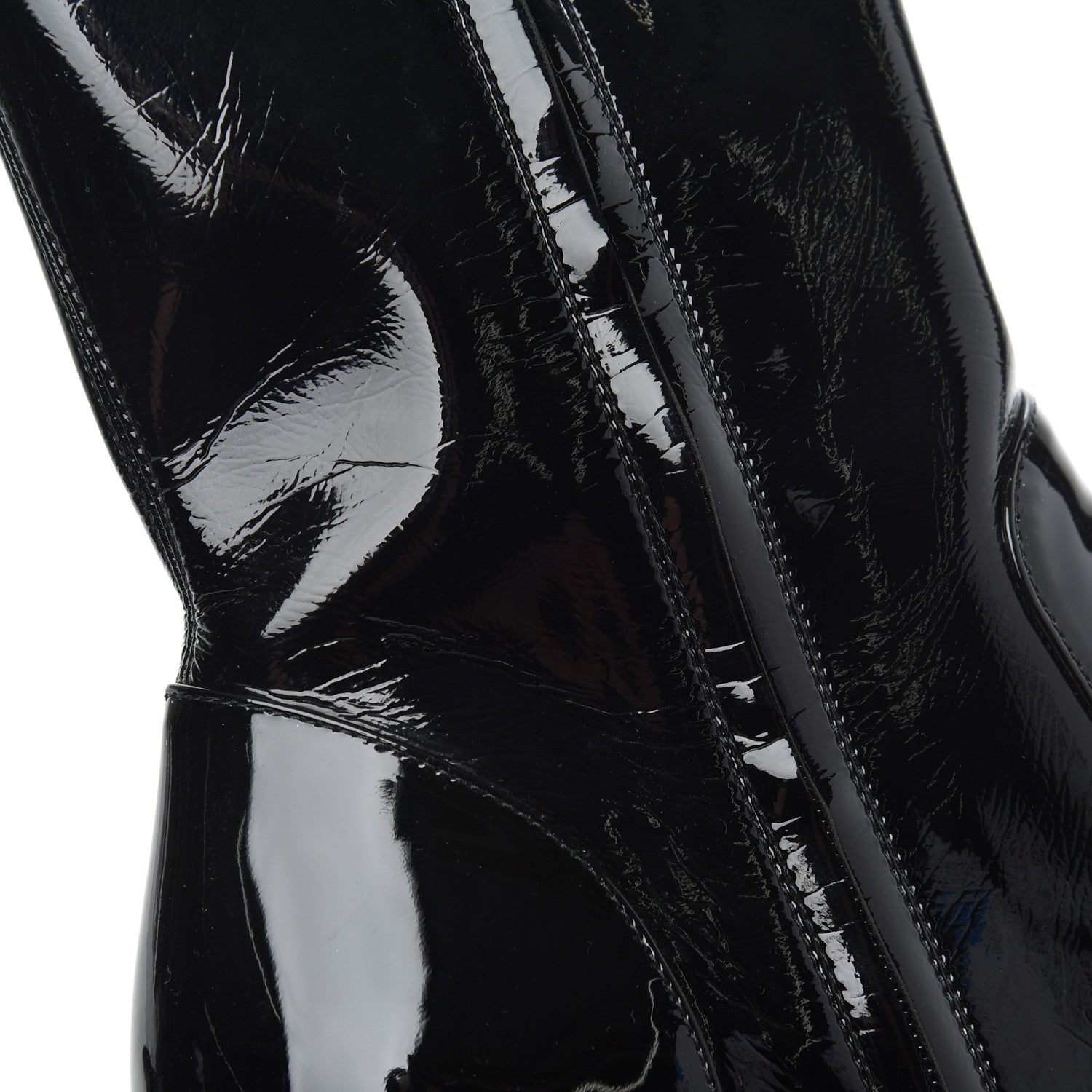 Louis Vuitton Patent Silhouette Ankle Boots 39 Black 13 of 16