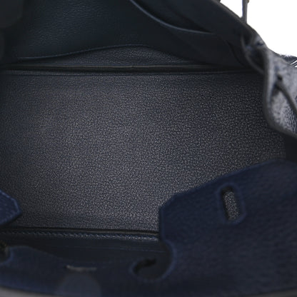 Hermes Togo Birkin 25 Bleu Nuit 5 of 11