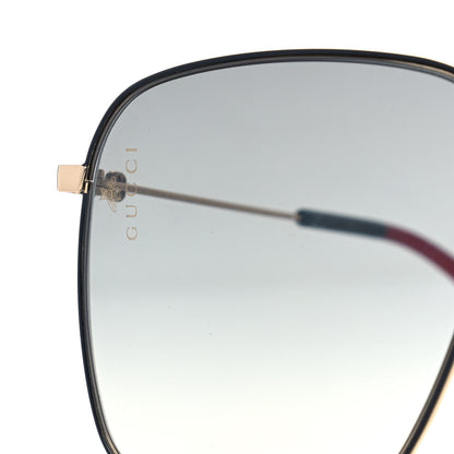 Gucci Rectangular Frame Interlocking G Sunglasses GG0394S Green Red 7 of 8