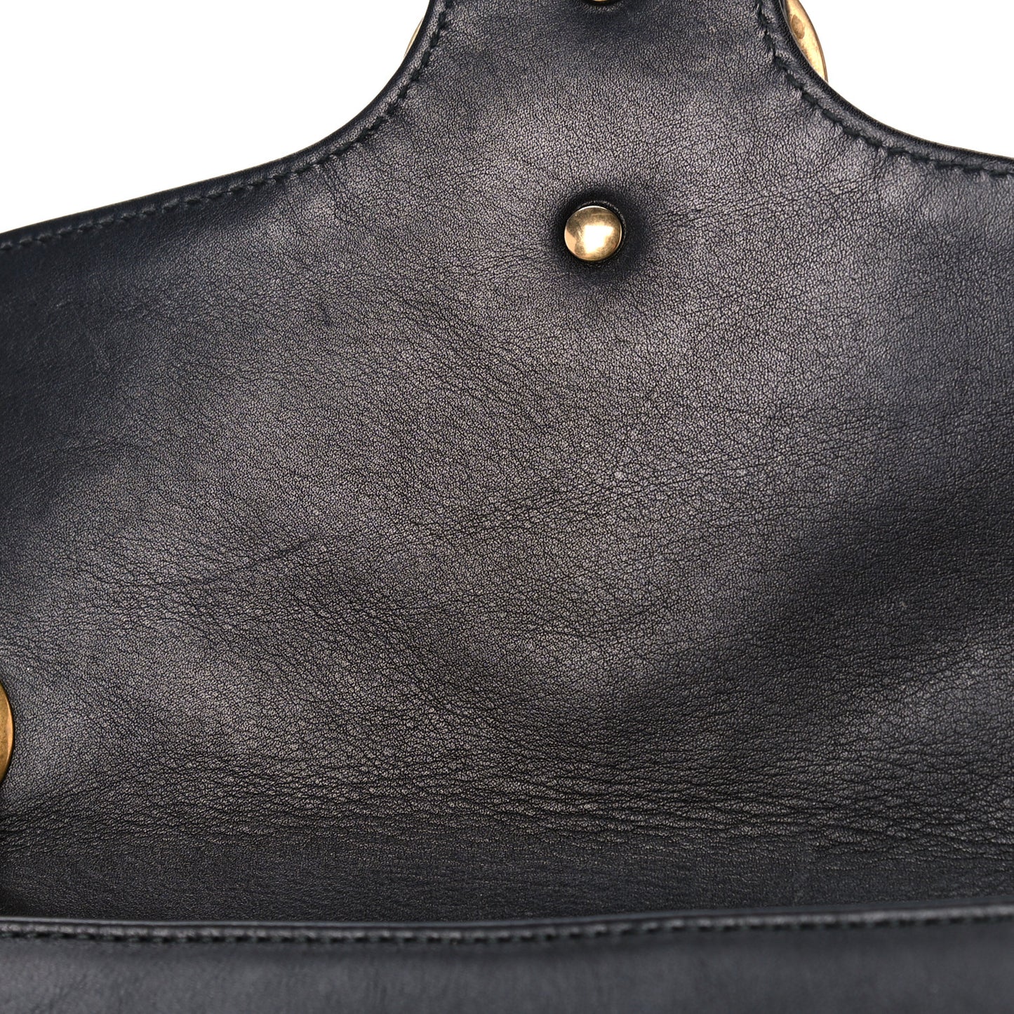 Calfskin Matelasse Small GG Marmont Shoulder Bag Black