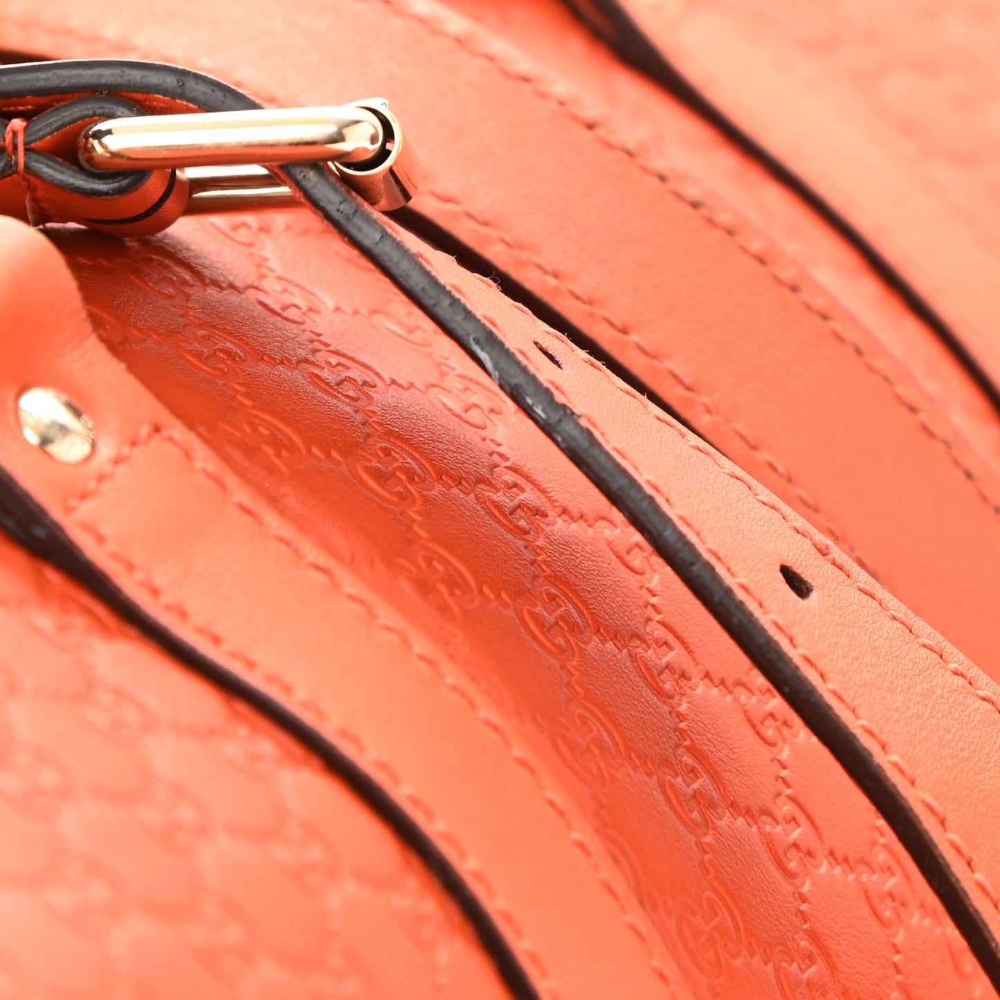Microguccissima Medium Joy Boston Sun Orange