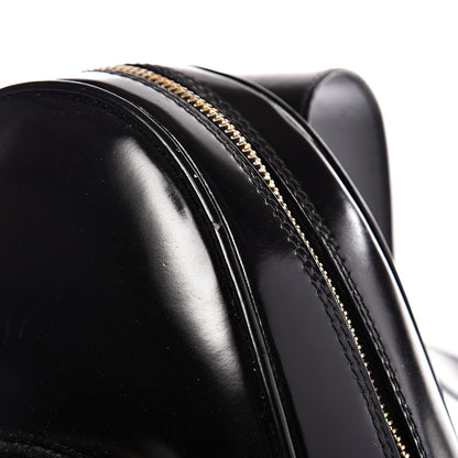 Gucci Patent Leather Bamboo Backpack Sling Black 12 of 14