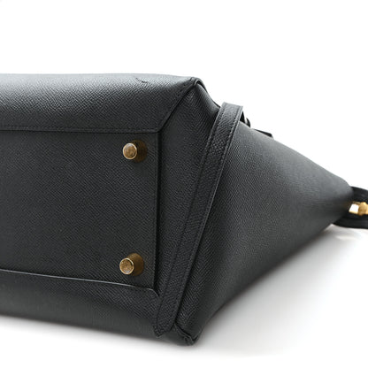 Celine Grained Calfskin Mini Belt Bag Black 9 of 10