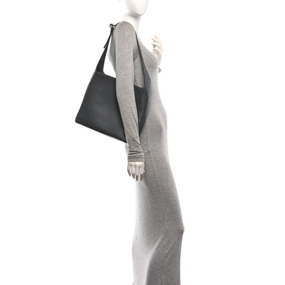 The Row Grained Calfskin Piper Hobo Charcoal 2 of 9