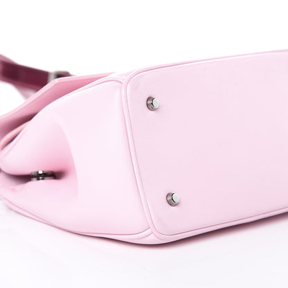 Christian Dior Metallic Patent Smooth Calfskin Mini Be Dior Flap Pink Fuchsia 7 of 9