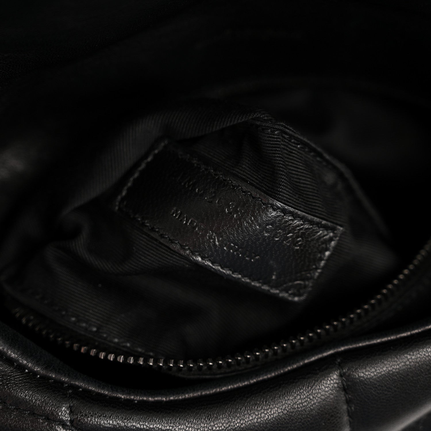 Saint Laurent Lambskin Quilted Toy Loulou Puffer Monogram Monochrome Chain Satchel Black 7 of 13