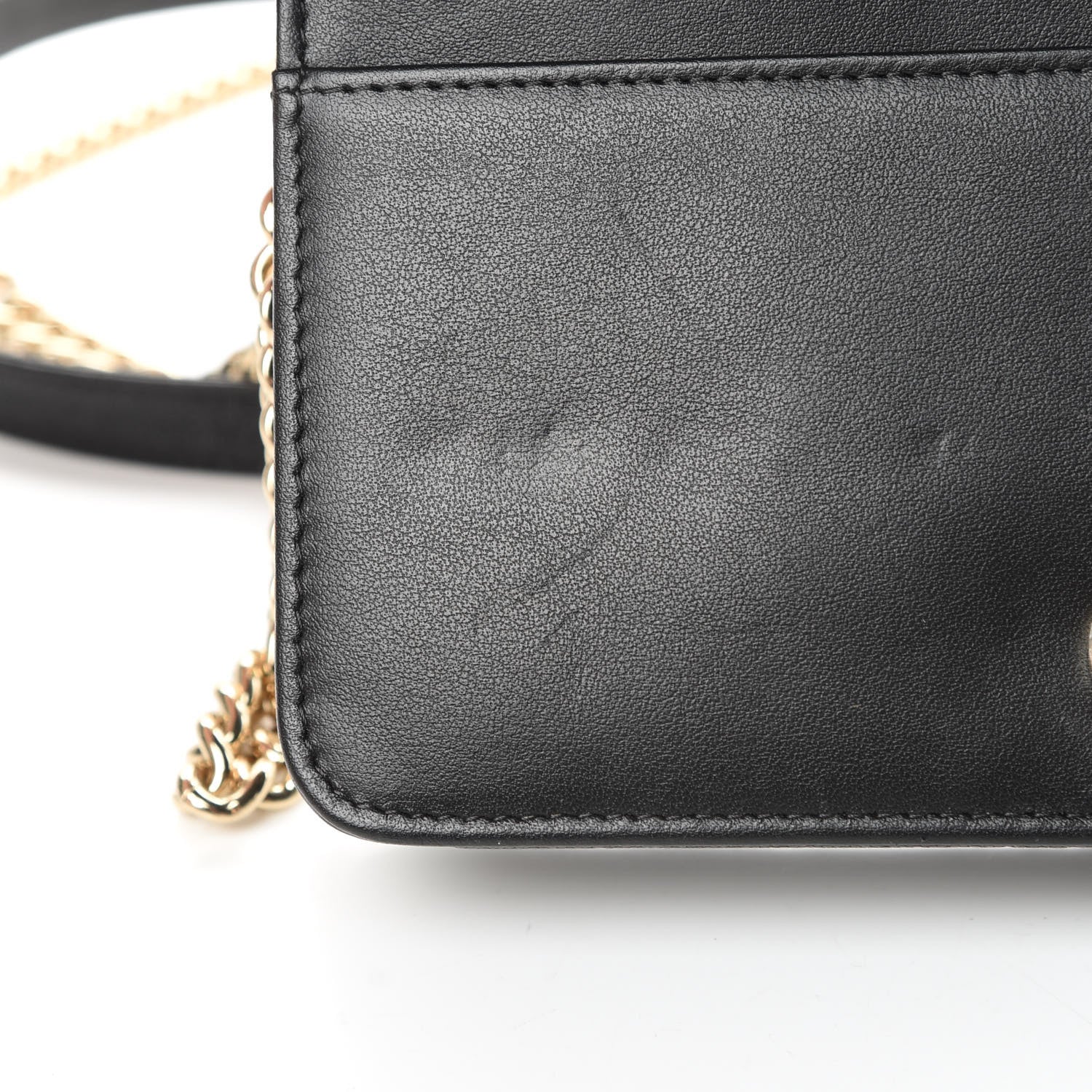 Chanel Caviar Quilted Boy Wallet On Chain WOC Black 12 of 15