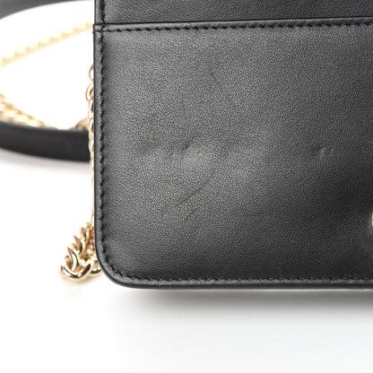 Chanel Caviar Quilted Boy Wallet On Chain WOC Black 12 of 15