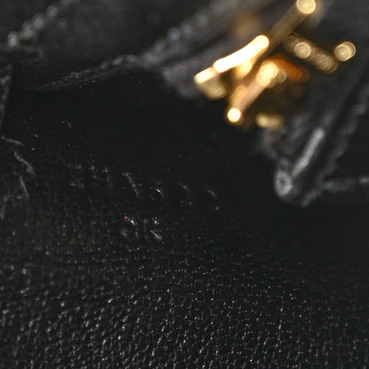 Hermes Epsom Kelly Sellier 25 Black 7 of 10