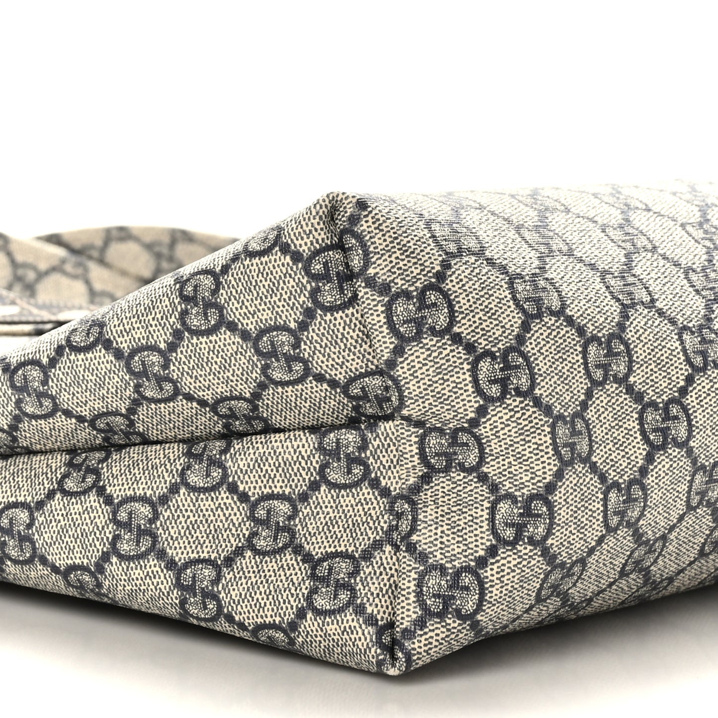 GG Plus Monogram Medium Signature Web Loop Tote Navy