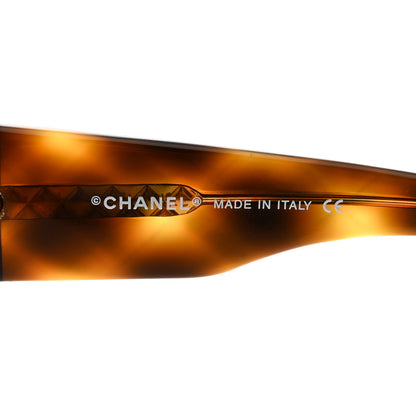 Chanel Acetate Quilted Sunglasses 5061 Tortoise 6 of 7