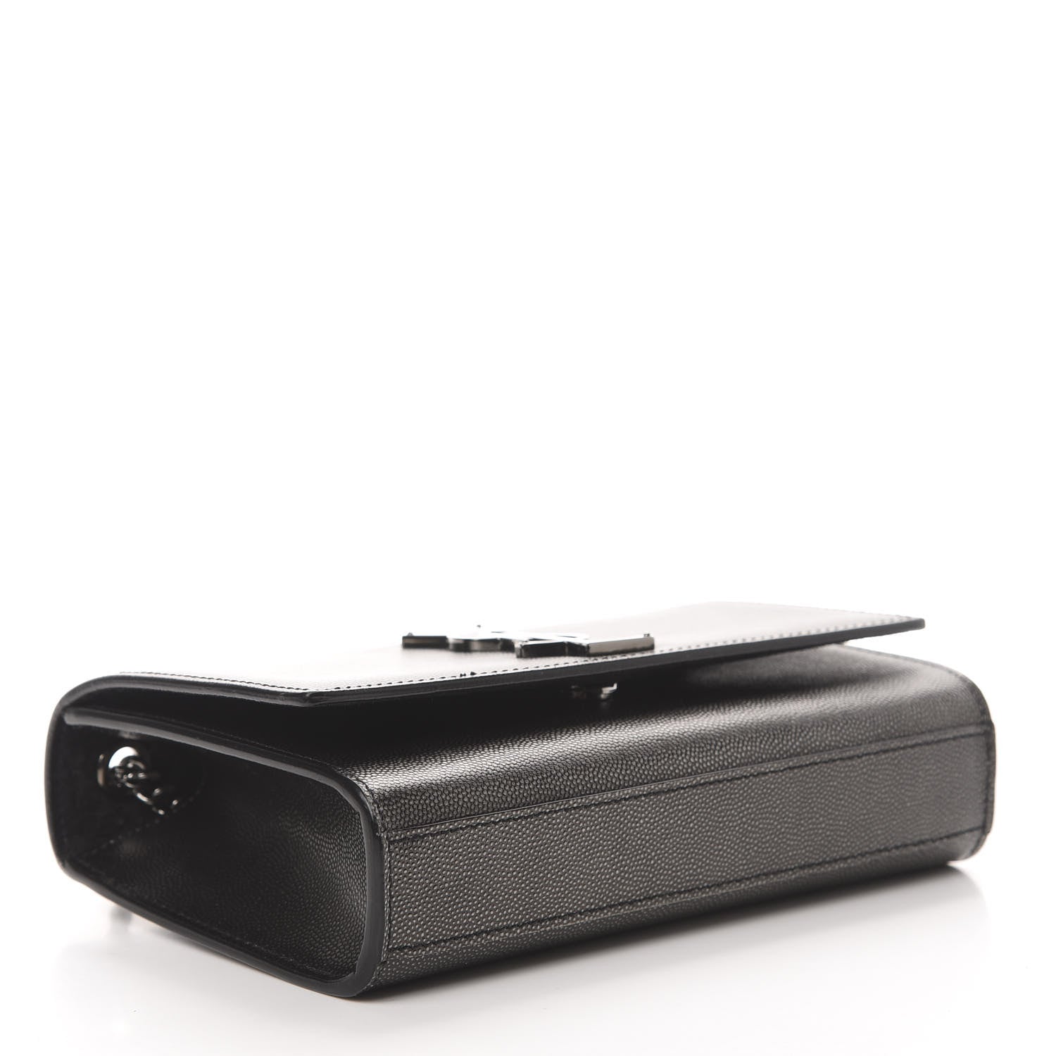 Saint Laurent Grain De Poudre Small Monogram Kate Satchel Earth 4 of 11