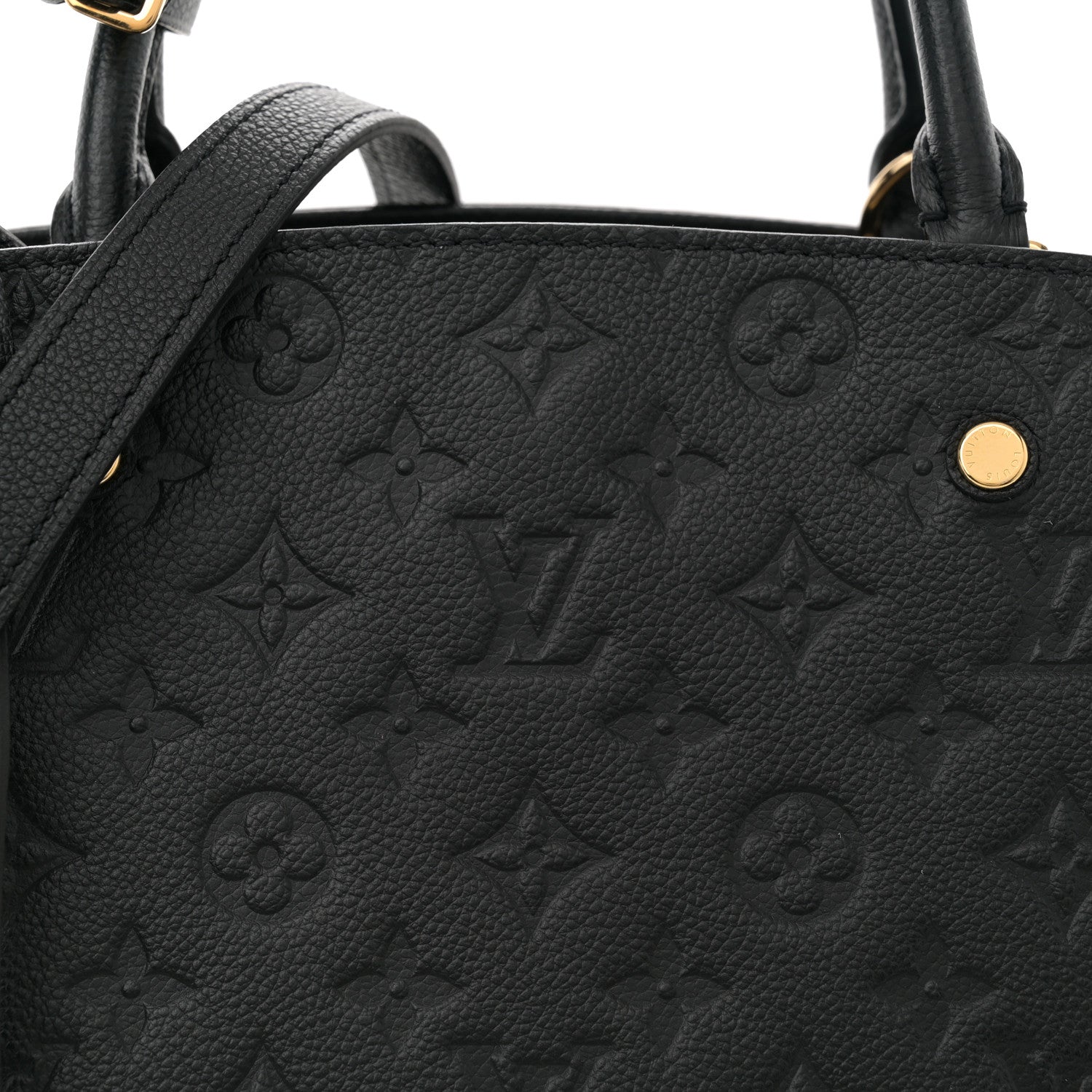 Louis Vuitton Empreinte Montaigne MM Black 8 of 10