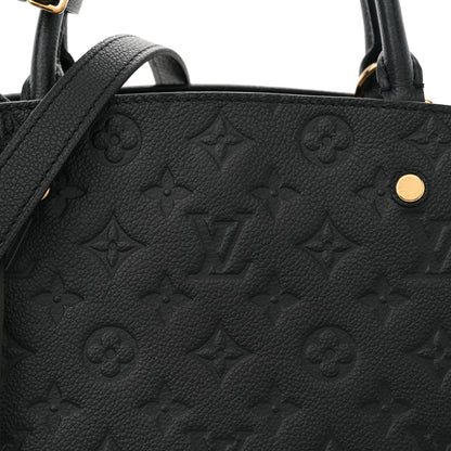 Louis Vuitton Empreinte Montaigne MM Black 8 of 10