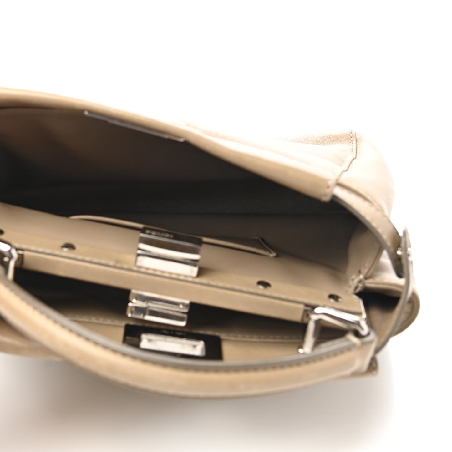 Nappa Mini Peekaboo Iconic Satchel Tortora