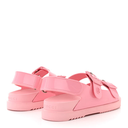 Gucci Rubber Mini Double G Womens Isla Dad Sandals 36 Wild Rose 4 of 9