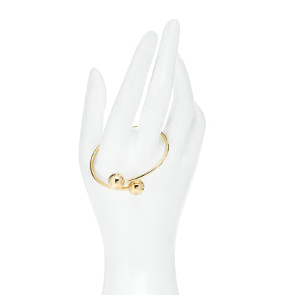 Tiffany 18K Yellow Gold 11mm HardWear Ball Bypass Bracelet 2 of 4