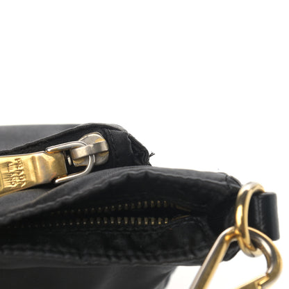 Prada Tessuto Nylon Saffiano Flat Messenger Bag Black 12 of 13