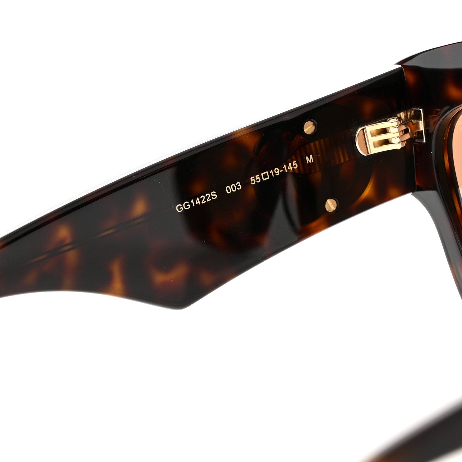 Gucci Acetate Cat Eye Frame Sunglasses GG1422S Tortoiseshell 6 of 8
