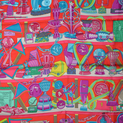 Hermes Silk Les Trophees Scarf 90 1 of 6