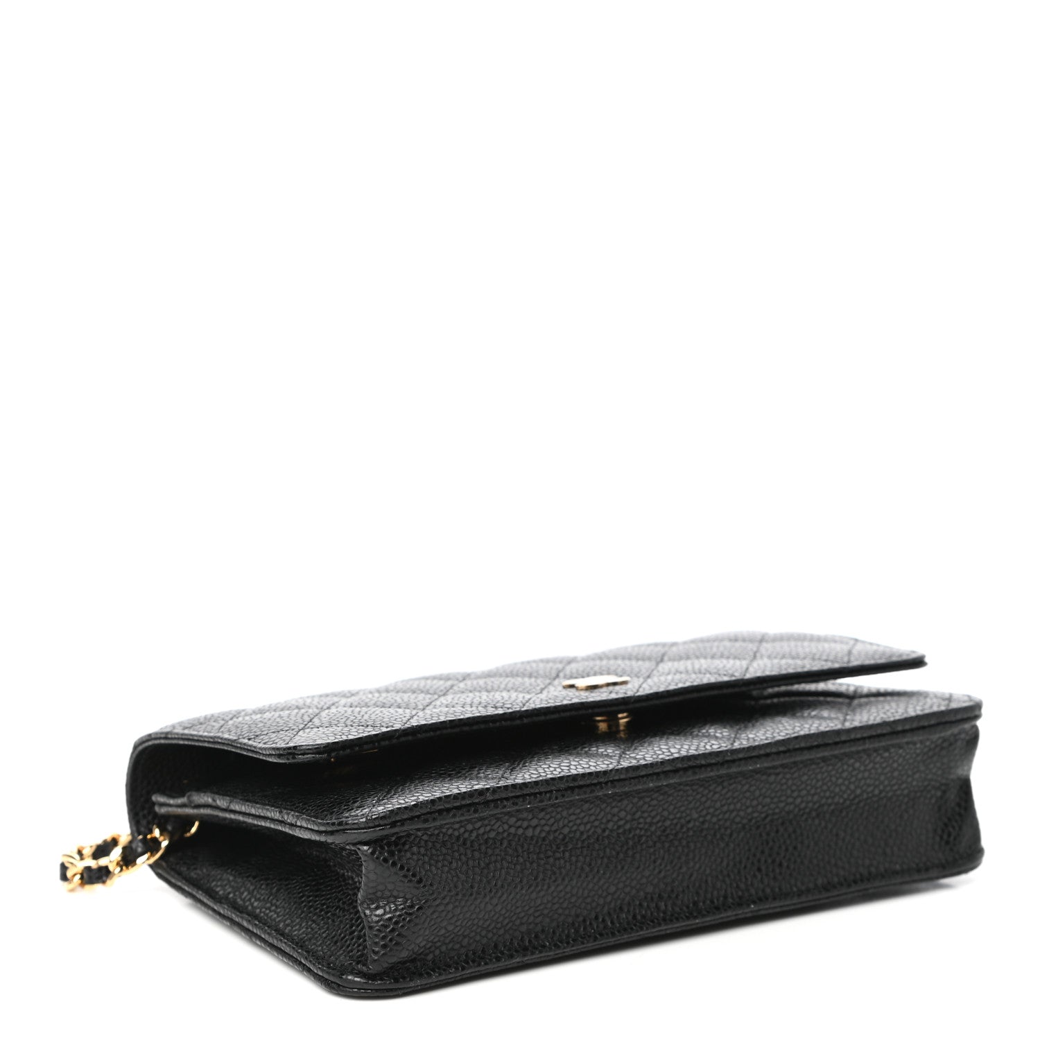 Chanel Caviar Quilted Wallet On Chain WOC Black 4 of 10