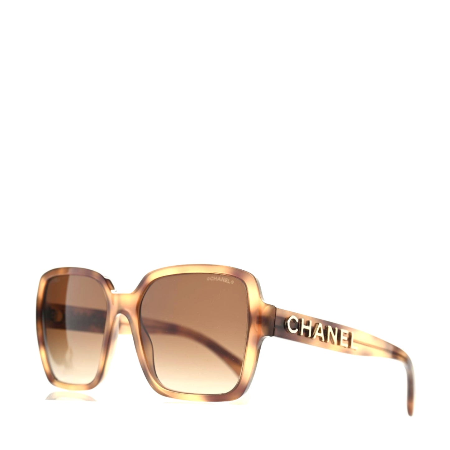 Acetate Polarized Square Sunglasses 5408 Brown