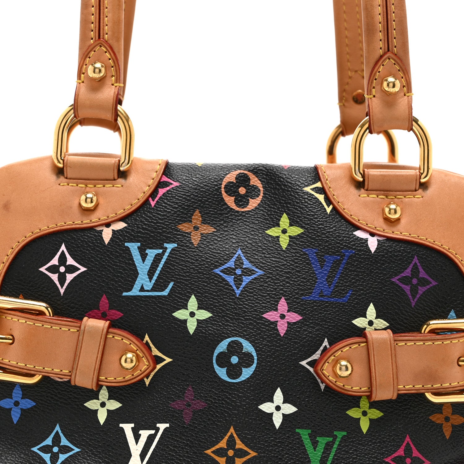 Louis Vuitton Monogram Multicolor Claudia Black 8 of 16