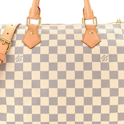 Louis Vuitton Damier Azur Speedy Bandouliere 30 6 of 10