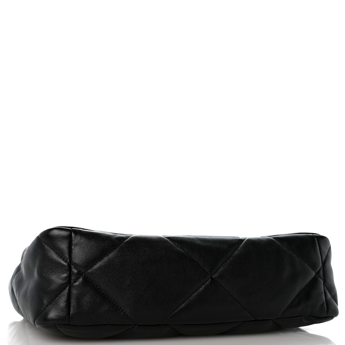 Lambskin  Quilted Large Chanel 19 Flap Black