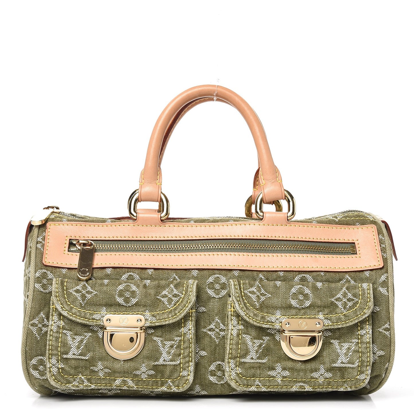 Monogram Denim Neo Speedy Lichen
