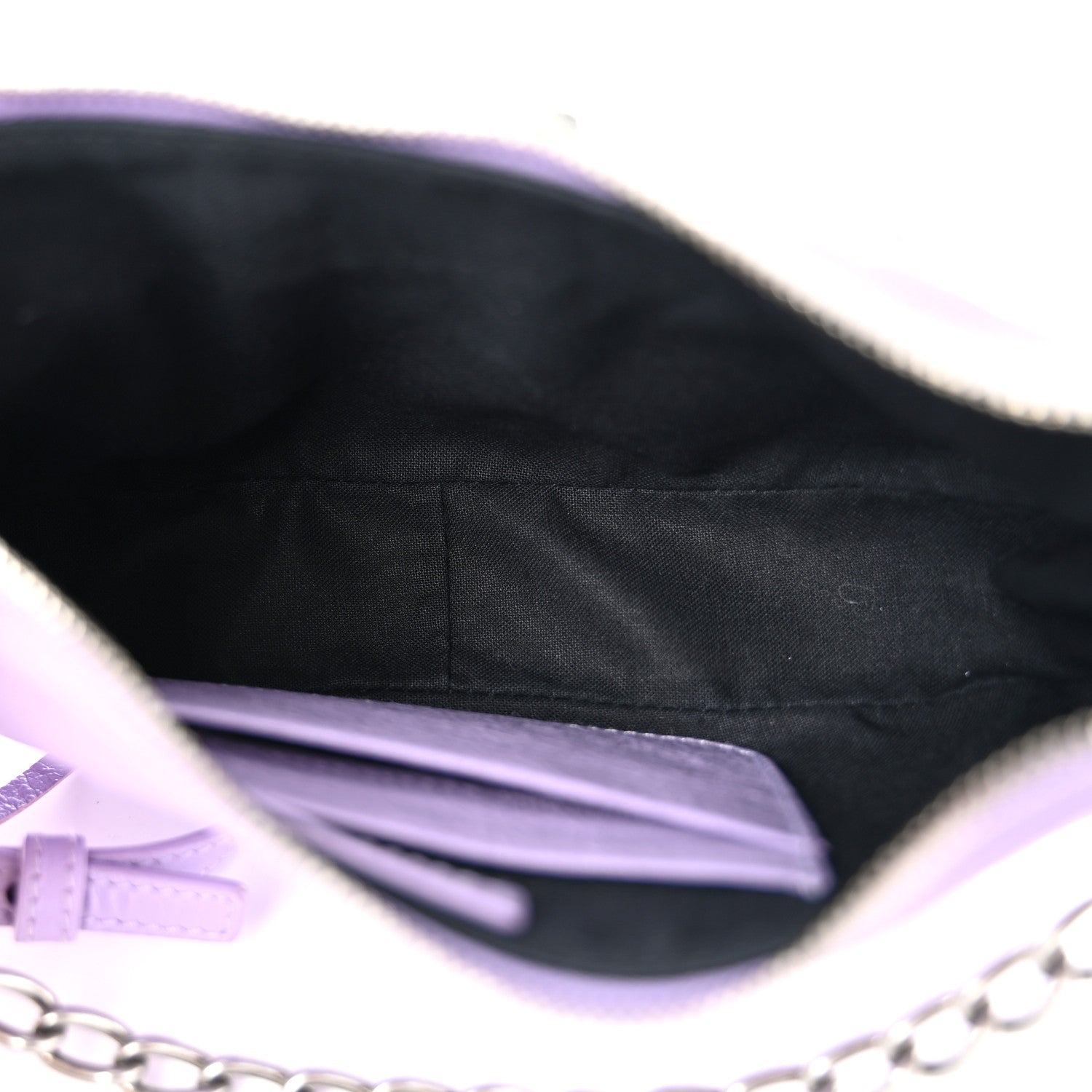 Balenciaga Agneau Arena Le Cagole Mini Purse With Chain Lilac 5 of 11