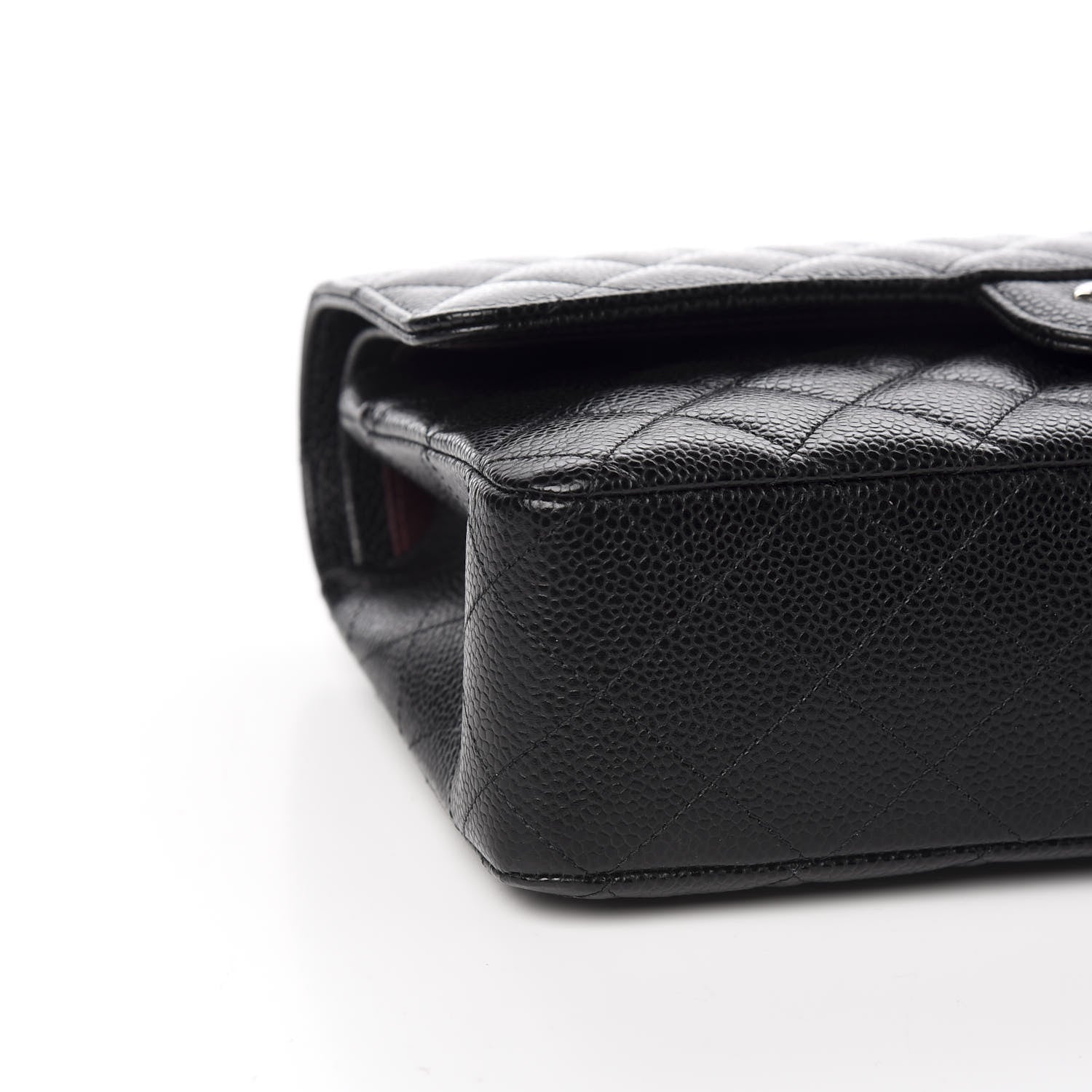Chanel Caviar Quilted Medium Double Flap Black 7 of 10