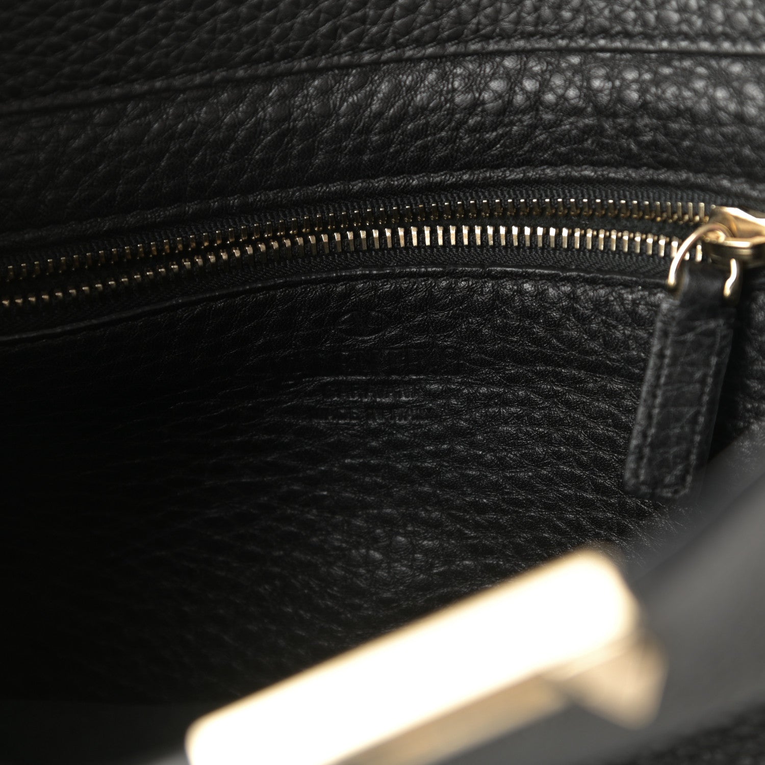 Valentino Garavani Pebbled Calfskin Small Rockstud Flip-Lock Messenger Bag Black 6 of 9