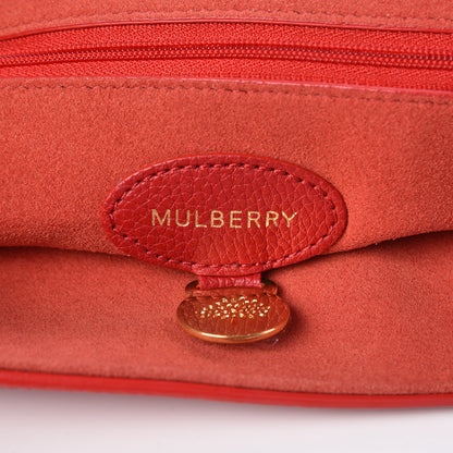 Mulberry Small Classic Grain Calfskin Medium Lily Flap Scarlet 6 of 9