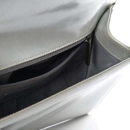 Chanel Iridescent Glazed Calfskin Medium Boy Flap Silver 4 of 14