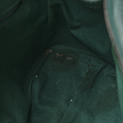 Burberry Patent Check Embossed Medium Anford Convertible Bowling Bag Dark Green 14 of 17