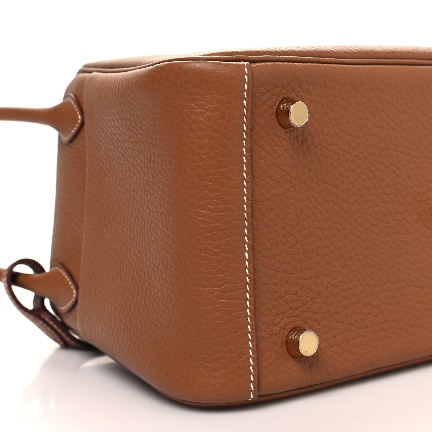 Hermes Taurillon Clemence Lindy 26 Gold 9 of 11