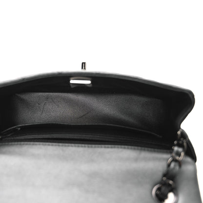 Chanel Lambskin Quilted Mini Rectangular Flap So Black 5 of 10