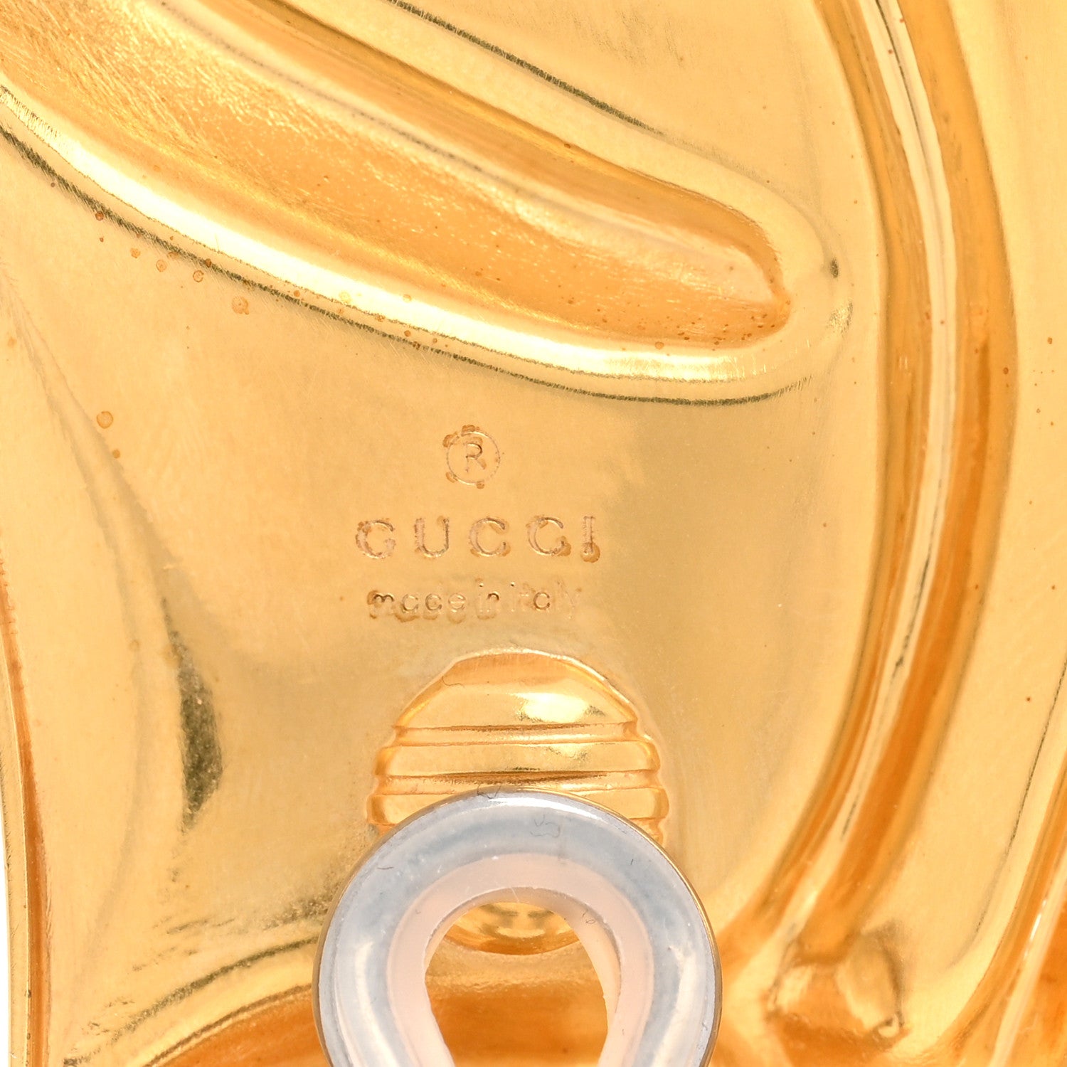 Gucci Ear Shaped Clip On Earring Gold 3 of 4