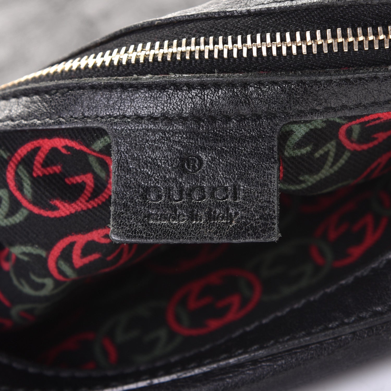 Gucci Calfskin Medium Britt Tassel Shoulder Bag Black 5 of 5