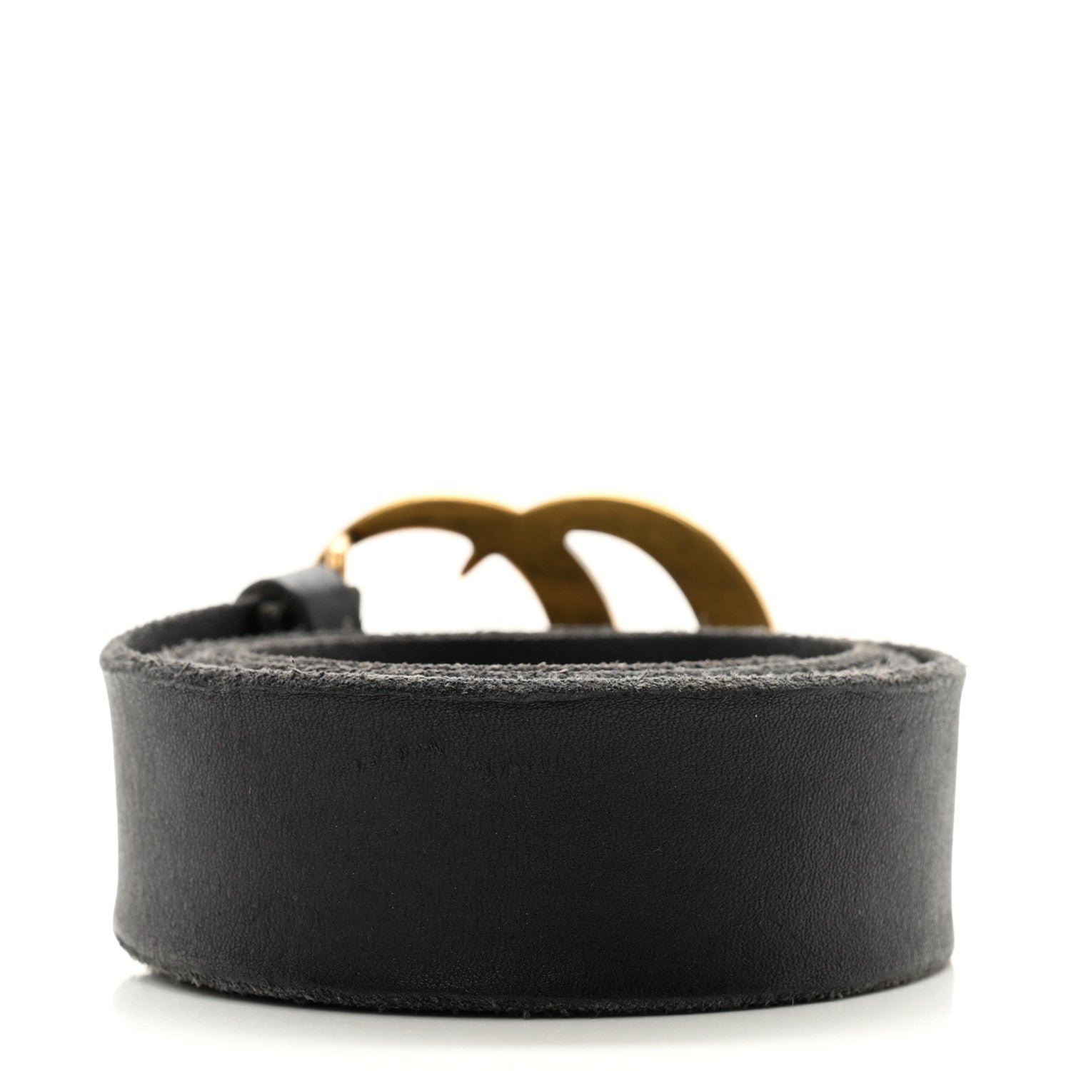 Gucci Faded Calfskin Double G 40mm Belt 90 36 Black 2 of 7