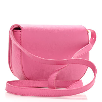 Balenciaga Signature Grained Calfskin Logo Print Ville Day Bag XS Rose Bubblegum Black 3 of 14