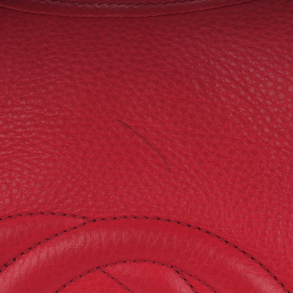 Gucci Pebbled Calfskin Large Soho Hobo Red 10 of 12