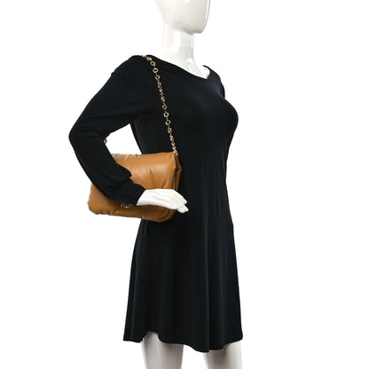 Loewe Lambskin Goya Puffer Bag Oak 3 of 9