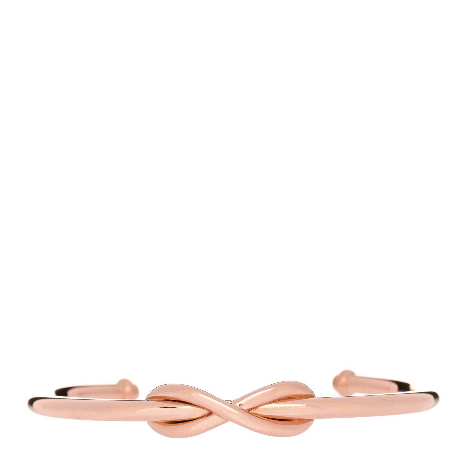 Tiffany 18K Rose Gold Infinity Cuff Bracelet 1 of 4