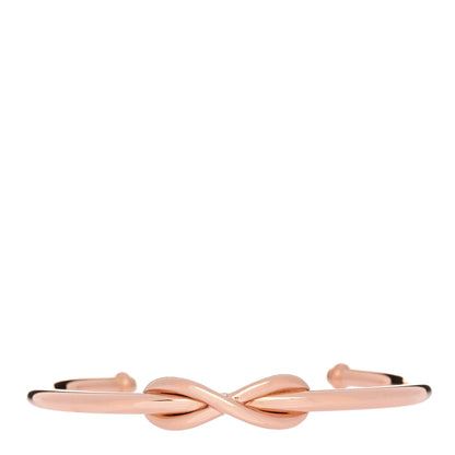 Tiffany 18K Rose Gold Infinity Cuff Bracelet 1 of 4